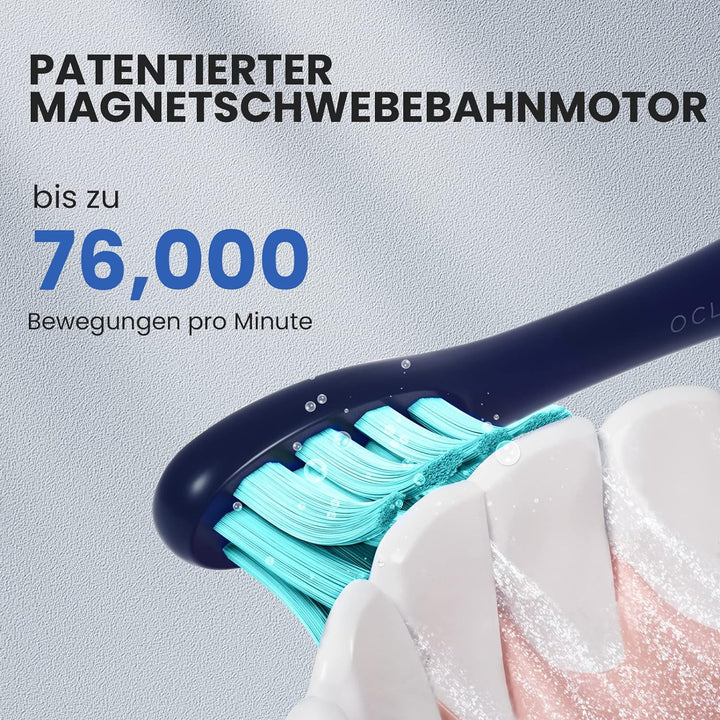 Oclean Flow Elektrische Zahnbürste, Schallzahnbürste mit 180 Tage Akkulaufzeit, 5 Putzmodi Zahnbürst