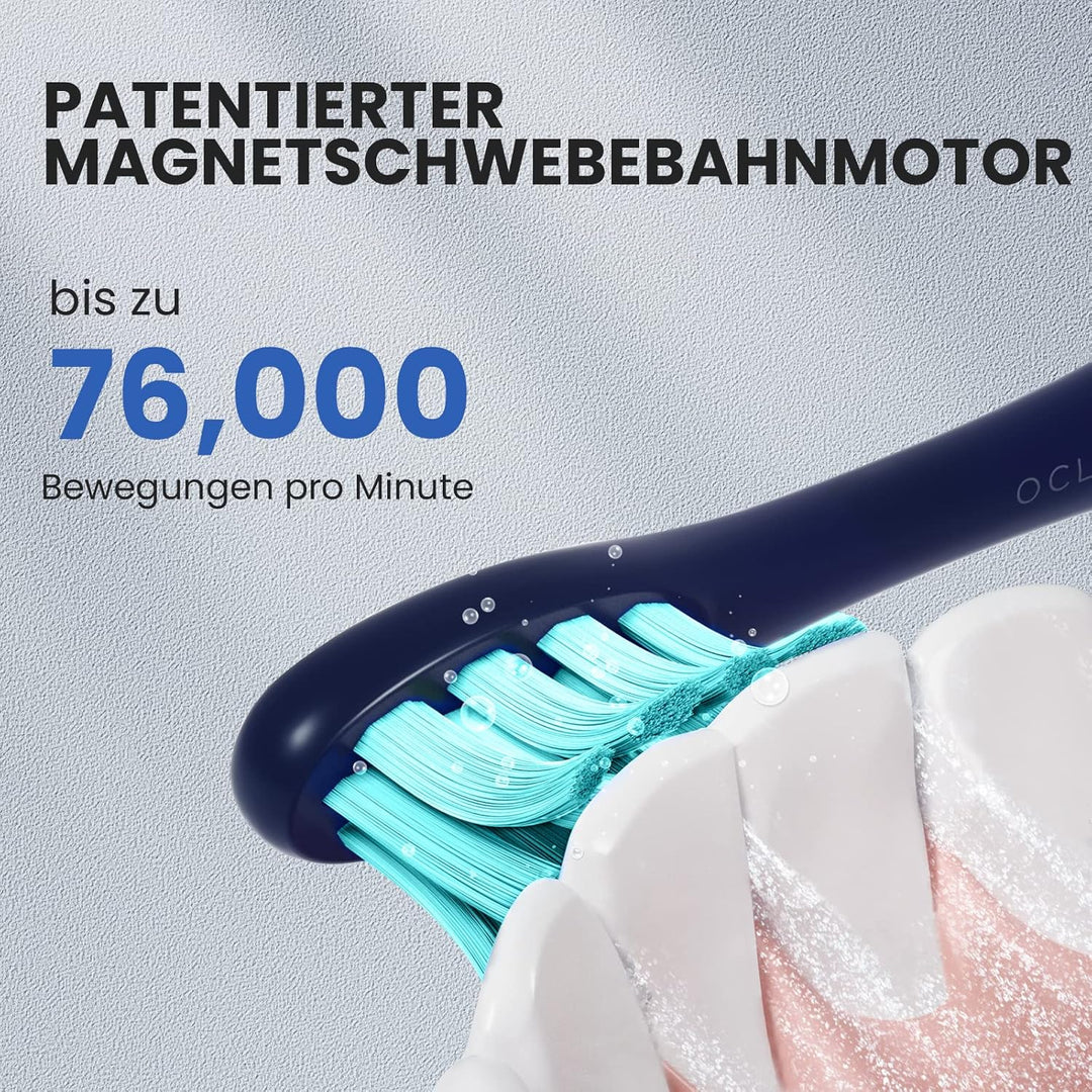 Oclean Find Duo Set Elektrische Zahnbürste, 2er Electric Toothbrush mit 5 Modi, Schallzahnbürste mit