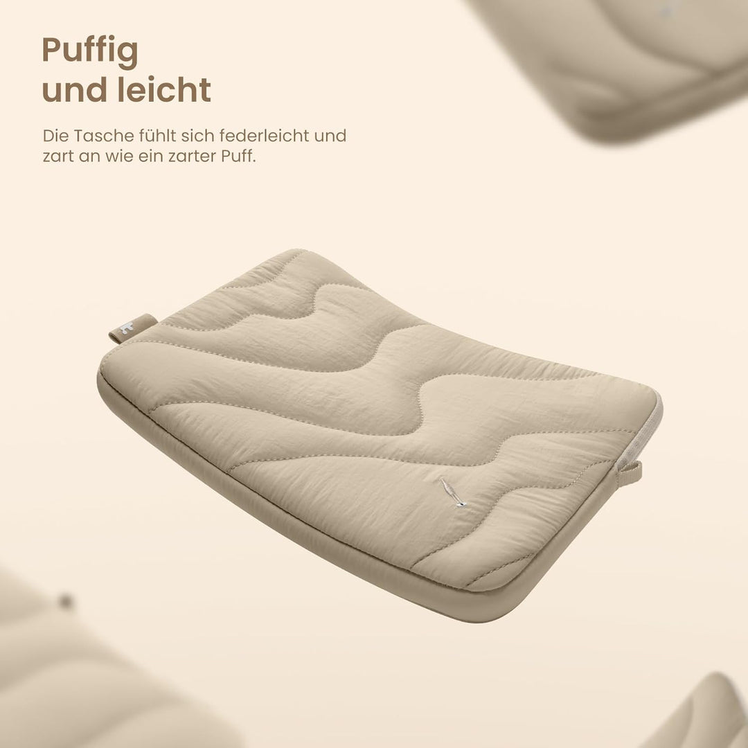 tomtoc 360° Puffy Schutztasche Hülle für 11 Zoll iPad Air M3/M2 2025-2024, 11 Zoll iPad Pro M4 OLED