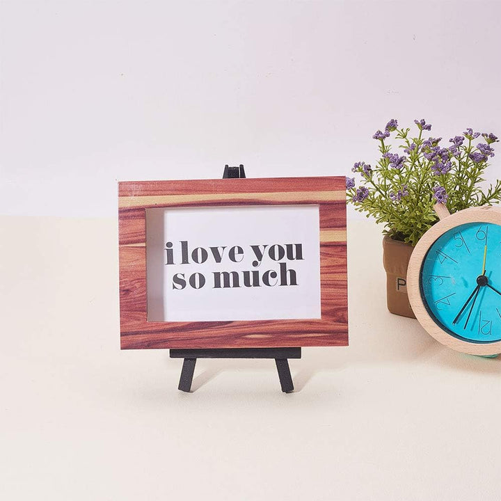 WANDIC Mini Holz Display Staffelei, 15 Stück Schwarz Tabletop Kunst Staffelei Malerei Staffelei für