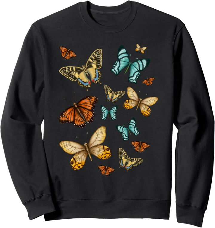 Schöne Schmetterling Insekten Bunte Schmetterlinge Sweatshirt