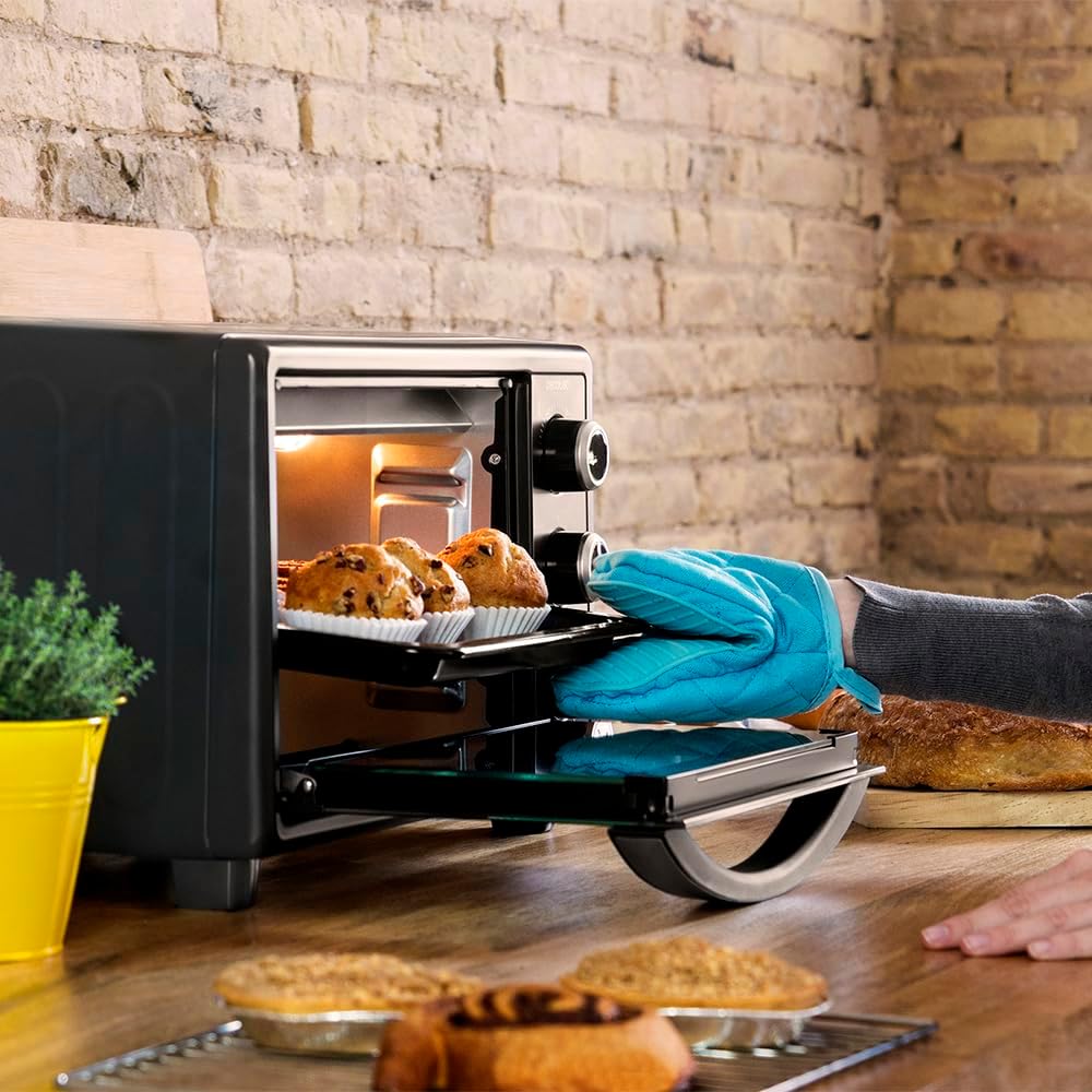 Cecotec Tischofen Bake&Toast 2300 Black, 23 L, Leistung 1500 W, bis zu 230ºC, 3 Heizmodi: Grill, Unt