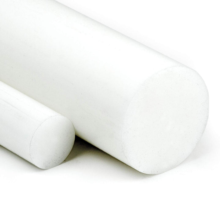 POM Rundstab natur Ø 90 mm - Länge 1300 mm - massiver Kunststoffstab L: 1300 mm, L: 1300 mm