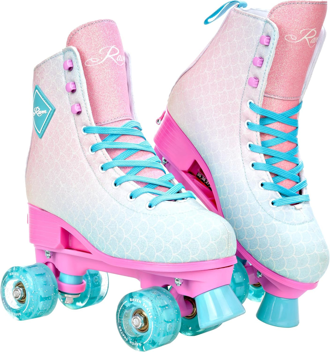 Raven Verstellbare Rollschuhe Roller Skates Trista/Serena - Kugellager Carbon Abec7 - SAS - Shock Ab