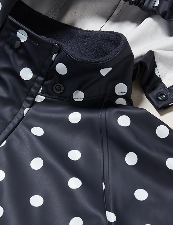 CareTec Baby und Kinder Regenjacke und Regenhose im Set, Dark Navy (778), 140