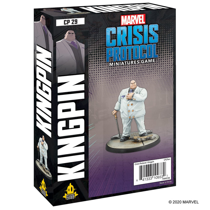 Atomic Mass Games, Marvel Crisis Protocol: Character Pack: Kingpin, Miniatures Game, Ages 10+, 2+ Pl