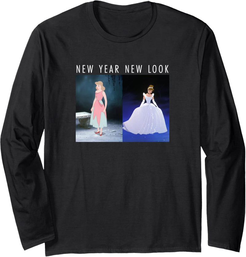 Disney Cinderella New Year New Look Split Poster Langarmshirt