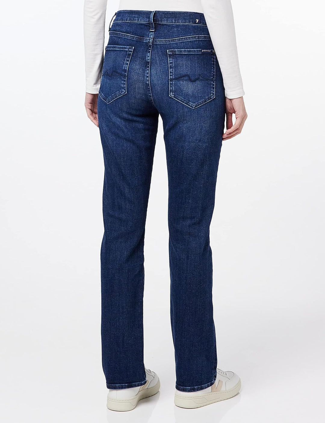 7 For All Mankind Damen Easy Slim Soho Jeans 24 Dark Blue, 24 Dark Blue