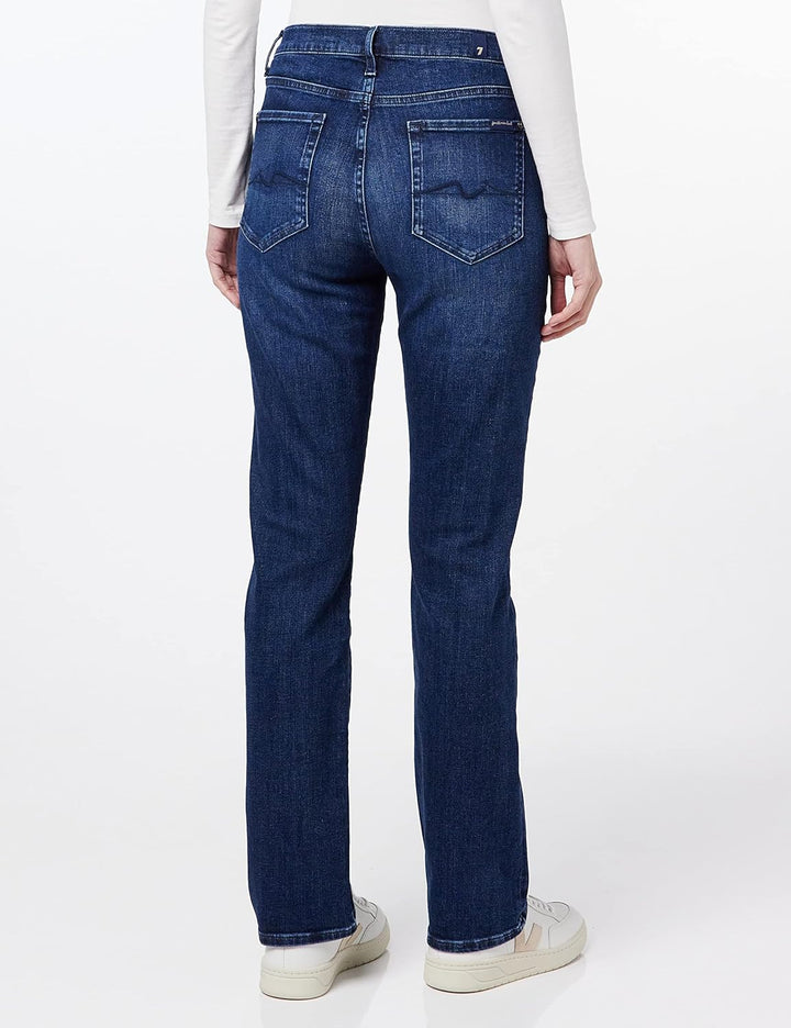 7 For All Mankind Damen Easy Slim Soho Jeans 32 Dark Blue, 32 Dark Blue