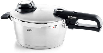 Fissler Vitavit Premium / Schnellkochtopf (2,5 L, Ø 18 cm) Edelstahl-Dampfkochtopf,4-Garstufen, inkl