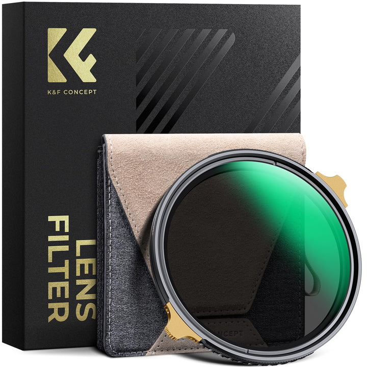 K&F CONCEPT ND Filter 67mm Variabler Graufilter ND2-32 (1-5 Blendenstufen) Neutral Graufilter （Nano