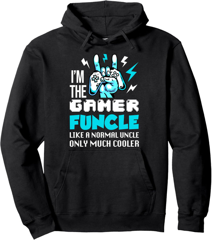 I'm The Gamer Funcle Onkel Lustig Onkel Zocker Pullover Hoodie