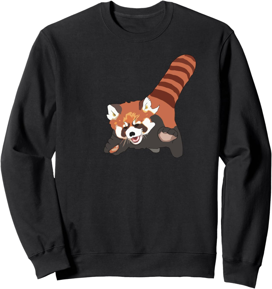 Roter Panda Sweatshirt