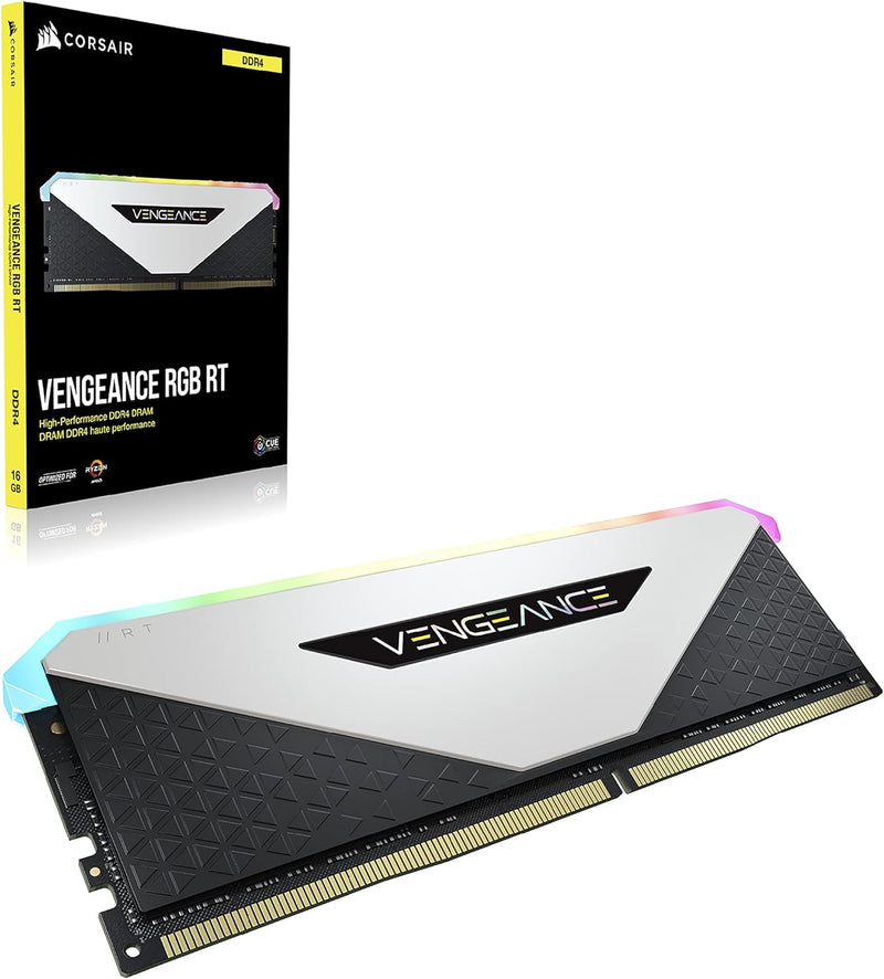 Corsair Vengeance RGB RT 32 GB (4 x 8 GB) DDR4 3.600MHz C18 Arbeitsspeicher (Dynamische RGB-Beleucht