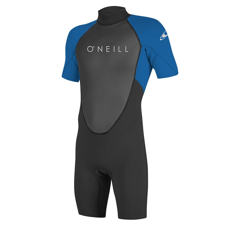 O'Neill Herren Reactor-2 2mm Back Zip Spring Neoprenanzug L Black/Ocean, L Black/Ocean