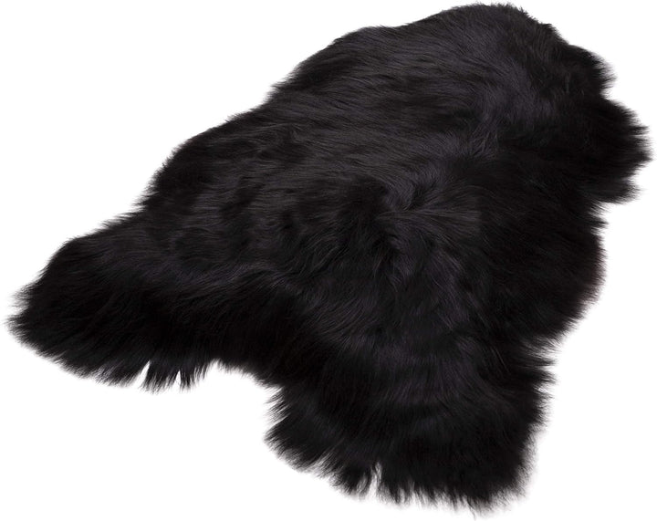 Cakla Lammfell Echt 100-110 cm - Schaffell Echt Gross - Fellteppich - Weich und Flauschig - Fell für