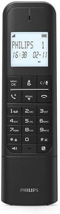 Philips M4701W/12 Schnurloses Festnetztelefon, DECT-Display, 4,6 cm (4,6 cm), LCD-Display, Hintergru