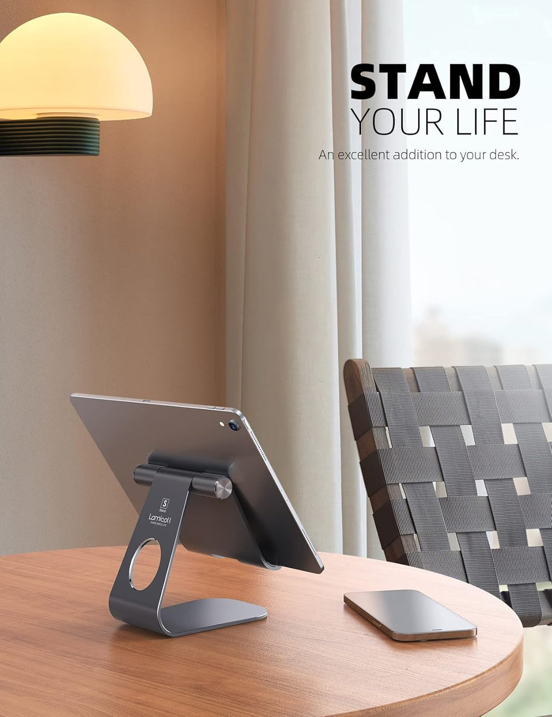 Lamicall Tablet Ständer Verstellbare, Tablet Halterung - Universal Halter, Halterung, Dock für 2024