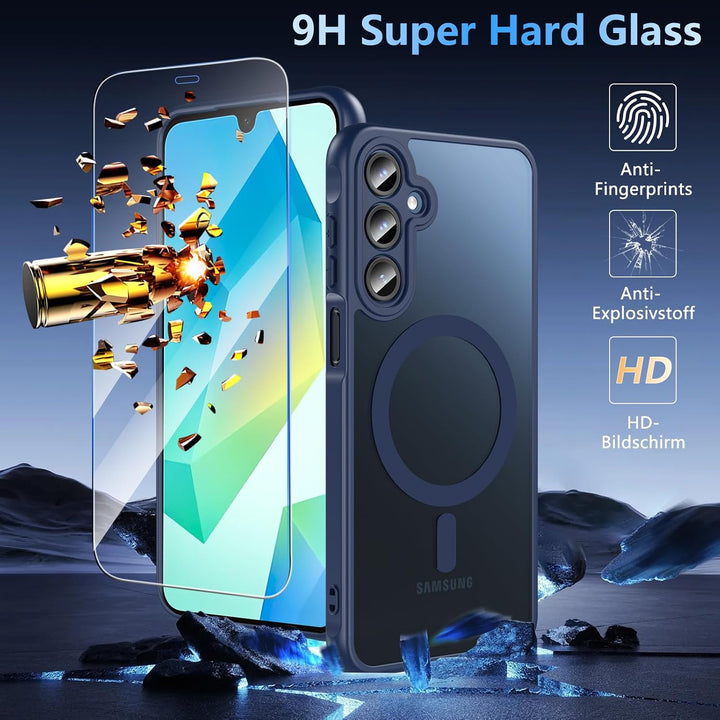 OWKEY für Samsung Galaxy A16 5G Hülle, Magnetisch Samsung A16 4G/5G Handyhülle für MagSafe mit Schut