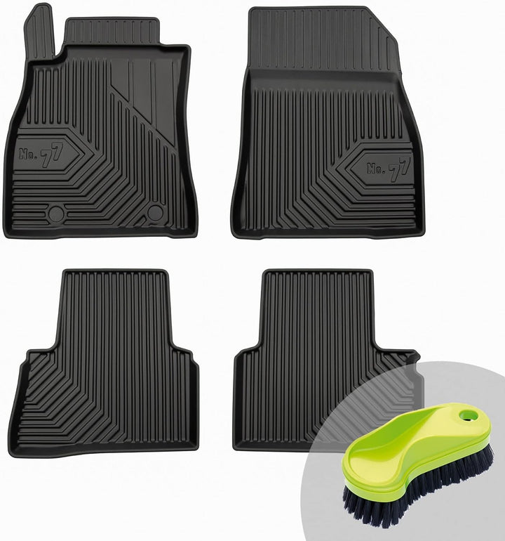 FROGUM No.77 Gummimatten Ganzjahresset von Auto Fussmatten Autofussmatten für Nissan Juke I 2010-201