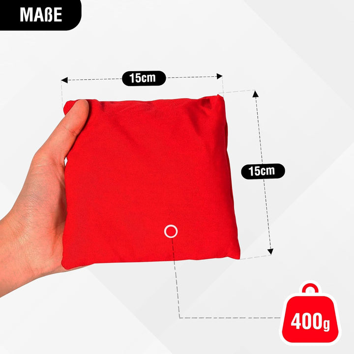 Original Cornhole Bean Bag Set (8er) - 4 rote und 4 Blaue Cornhole