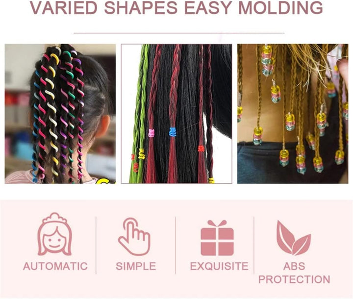 Hair Braider Set, Kids Styling Hair Tool,Girls Electric Automatic Hair Braider Tool, Automatic Hair