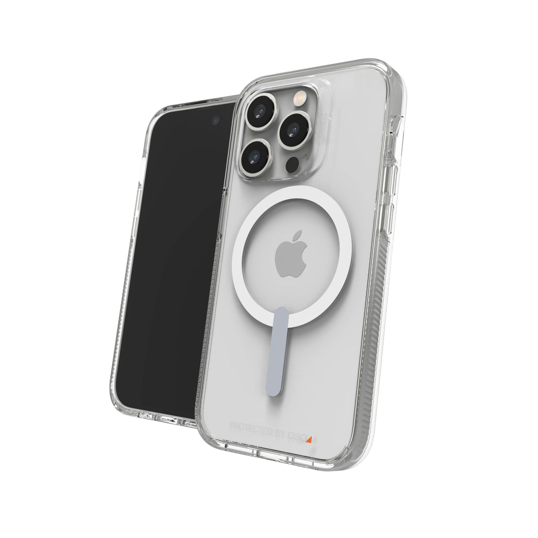 Gear4 ZAGG Crystal Palace Snap Case - Clear iPhone Case, D30 Drop Protection (13ft/4m), Anti-Vergilb