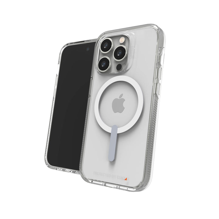 Gear4 ZAGG Crystal Palace Snap Case - Clear iPhone Case, D30 Drop Protection (13ft/4m), Anti-Vergilb