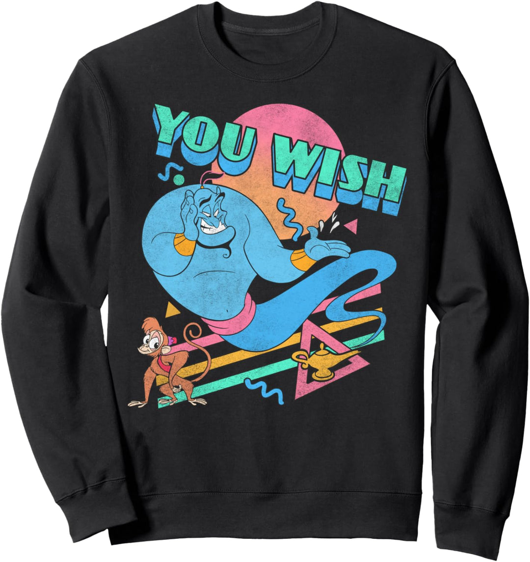 Disney Prinzessin Genie Abu You Wish Eighties Symbole Sweatshirt