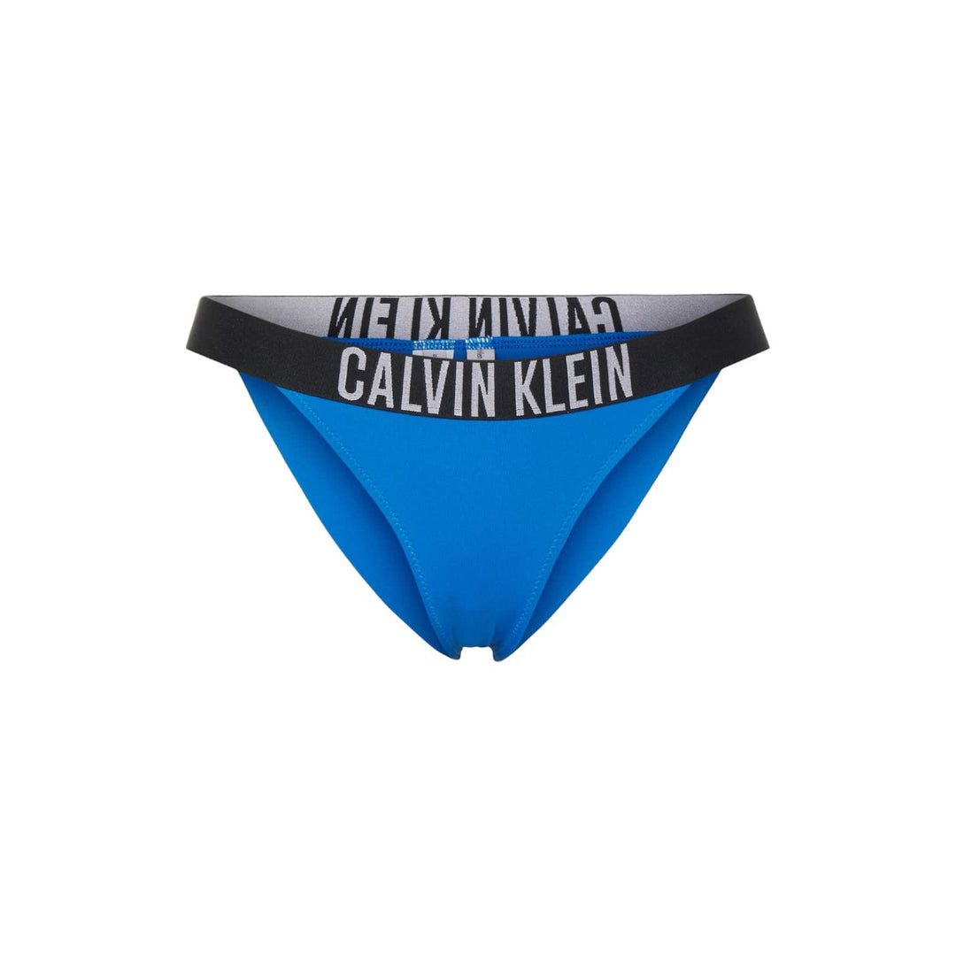 Calvin Klein Damen Brazilian Slip Baumwolle mit Stretch L Blau (Dynamic Blue), L Blau (Dynamic Blue)