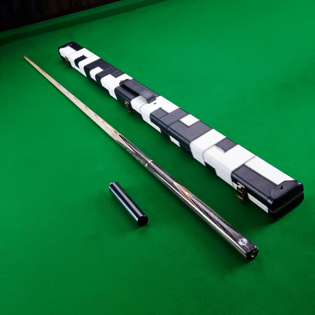 57" Handgemachte 3/4 Jointed SnookerQueues with PU Köcher Tasche oder Queue-Koffer B, B