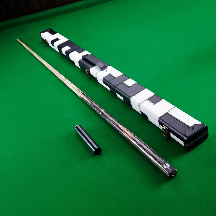 57" Handgemachte 3/4 Jointed SnookerQueues with PU Köcher Tasche oder Queue-Koffer B, B