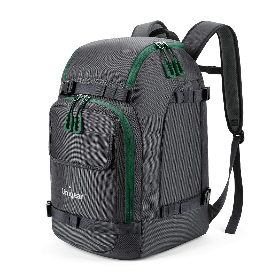 Unigear 50L/70L Skischuhrucksack Snowboardschuhe mit Helmtasche Wintersport Skifahren Skating Rucksa