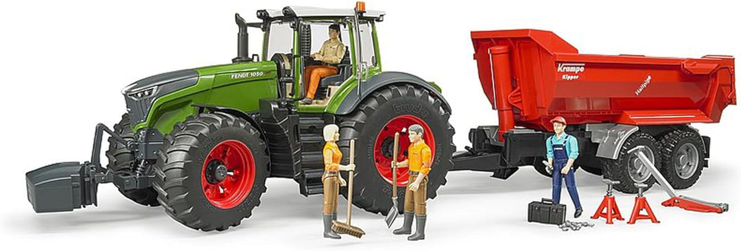 bruder 04041 - Fendt 1050 Vario mit Mechaniker & Werkstattausstattung - 1:16 Traktor Trecker Schlepp