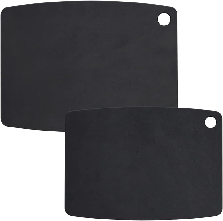 Zeller 26053 Schneidebrett Eco, Holzfaserlaminat, schwarz, ca. 37 x 27,5 x 0,6 cm 37L x 27.5B cm Sch