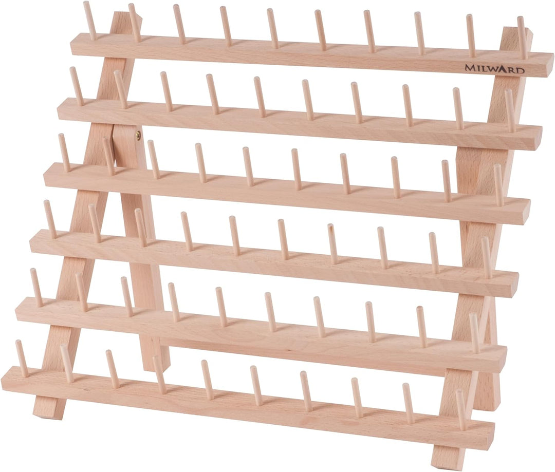 MILWARDS 2511419 Spulenhalter, Wood, Holz, 67x40