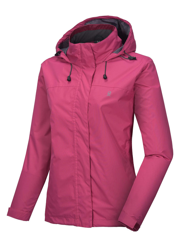 Little Donkey Andy Damen wasserdichte Regenjacke Leichte atmungsaktivem Regenjacke für Outdoor-Windb