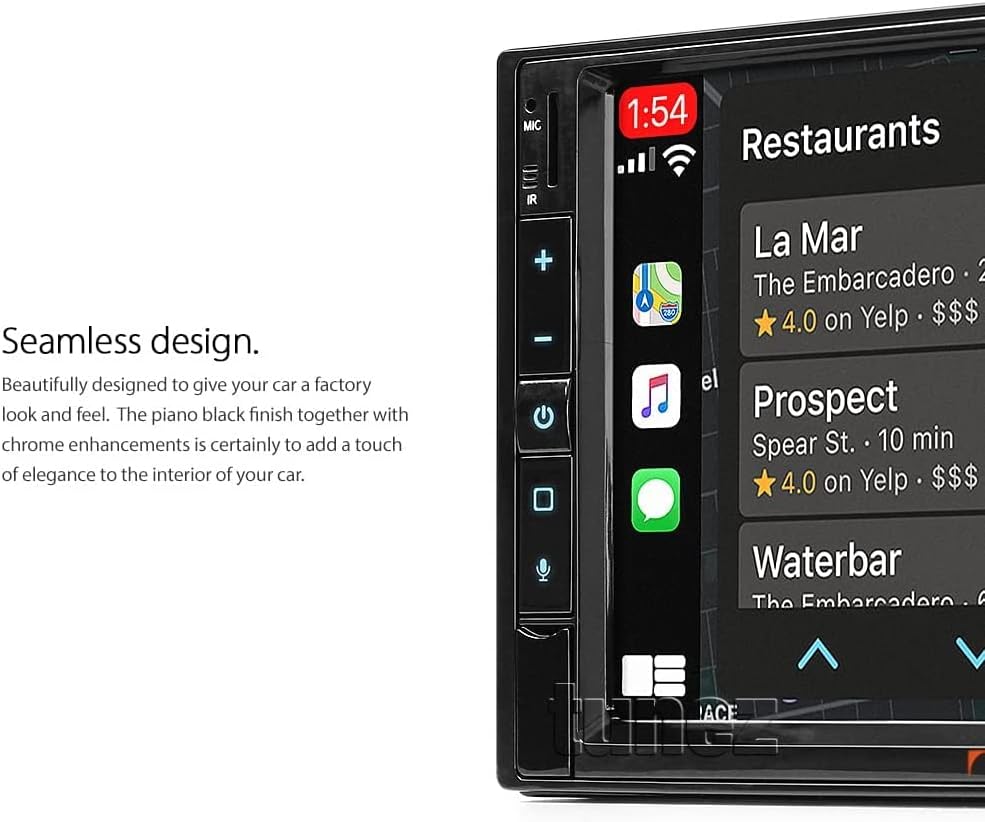 Nakamichi NAM3510-M7 Lizenziertes Apple CarPlay Android Auto Multimedia Headunit Radio Stereo Univer