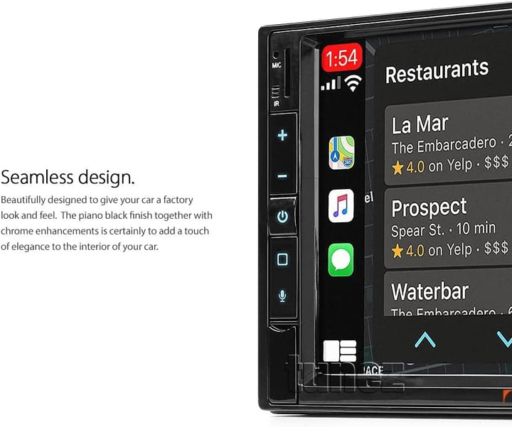 Nakamichi NAM3510-M7 Lizenziertes Apple CarPlay Android Auto Multimedia Headunit Radio Stereo Univer