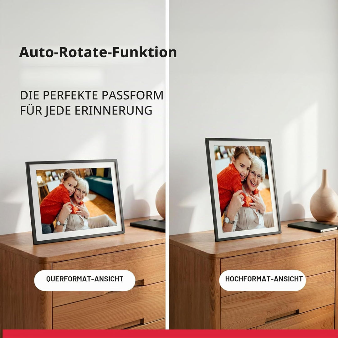 Agfa Photo - Bilderrahmen Realview 10' 10 Zoll mit WLAN, 10 Zoll mit WLAN