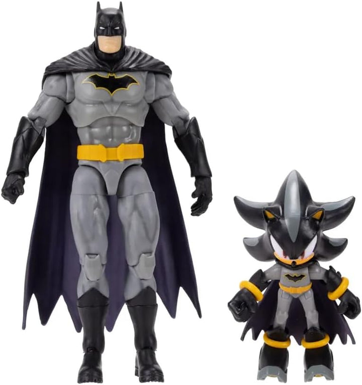 Sonic The Hedgehog DC x Sonic Shadow als Batman und Batman Actionfiguren-Multipack, Jakks Pacific, e