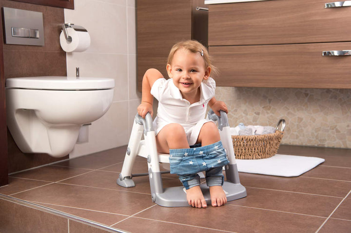 Toilettentrainer 3in1, 3-farbig - Babytoilettentrainer - Toilettentrainer - Babyleiter - Babytreppe