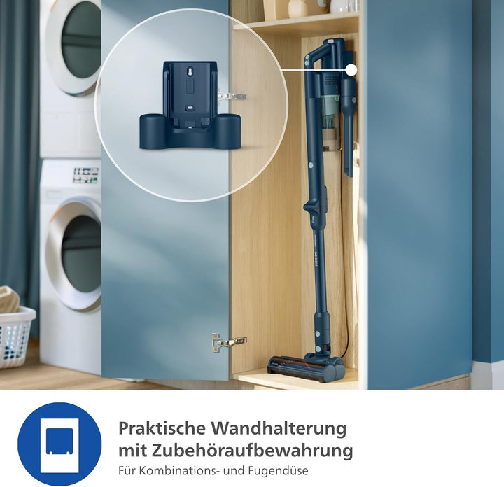 PHILIPS Akku-Staubsauger 5000-Serie Flex-it, Flexrohr, LED-Düse, Hartböden & Teppich, Fugendüse, 2-i