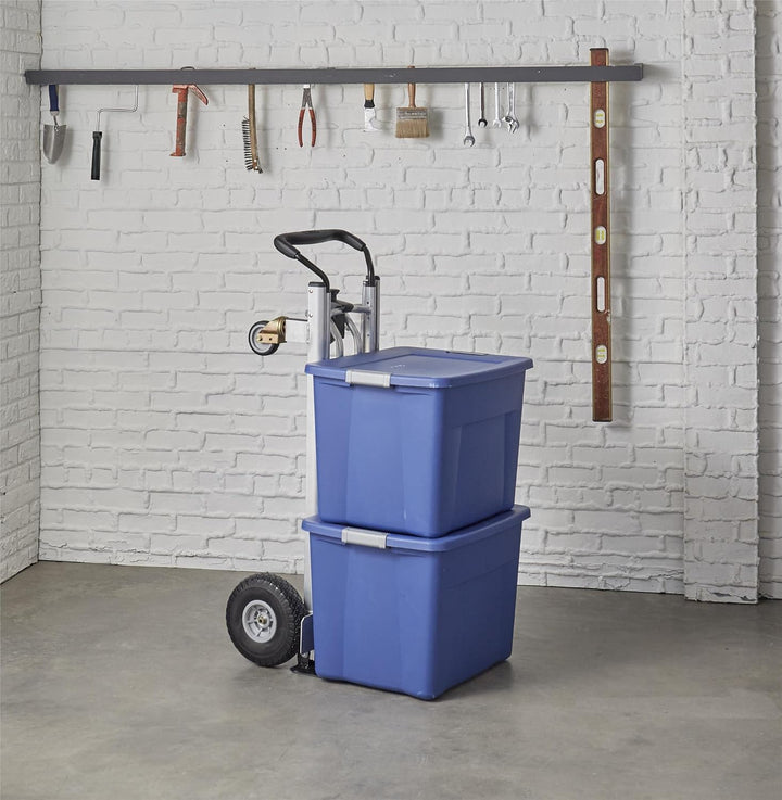 COSCO 12243ASB1E 3-in-1 faltbare Sackkarre mit flachen Rädern, 362,9 kg/453,6 kg Kapazität, Aluminiu