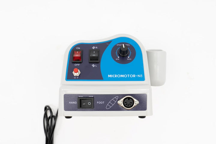 60W 45000rpm Laborschmuck-Mikromotor Fusspedal Steuerung Elektro Micromotor Poliermaschine Manuelle
