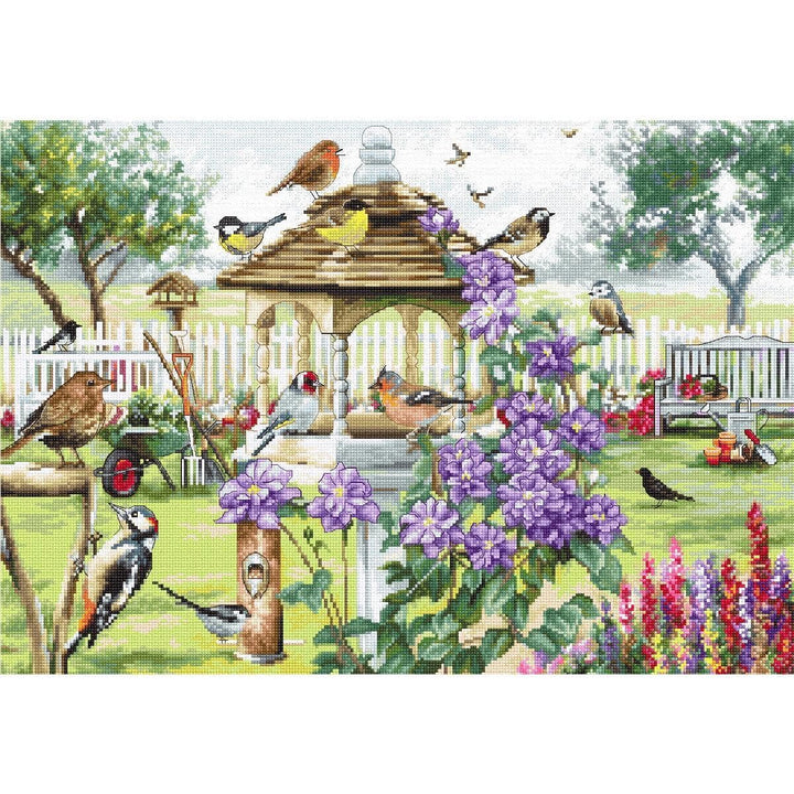Letistitch Leti944 Kreuzstich Set, Mehrfarbig, 43x30cm