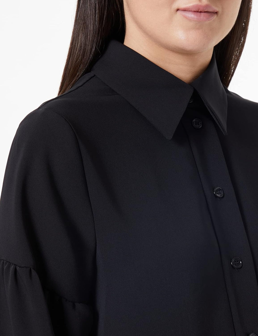 Seidensticker Damen 133502 Bluse (1er Pack) 44 Schwarz, 44 Schwarz