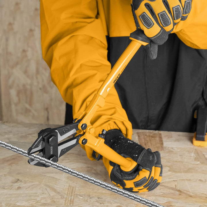 INGCO 35,6 cm Bolzenschneider Heavy Duty Bolzen Kabel Stahlstange Kettenglied Zaun und U-förmige Sch