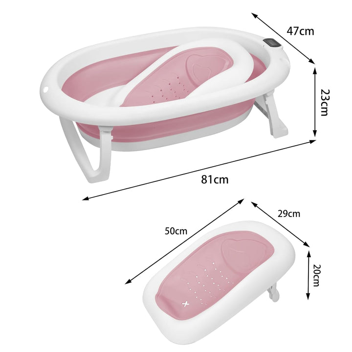Babybadewanne mit Ständer, ergonomisches Babybad mit Ständer, Organizer für Eltern,Kinderbadewanne m