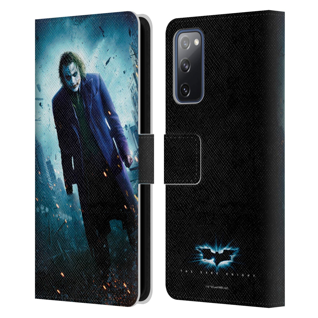 Head Case Designs Offizielle The Dark Knight Joker-Poster Wichtige Kunst Leder-Wallet-Hülle Kompatib